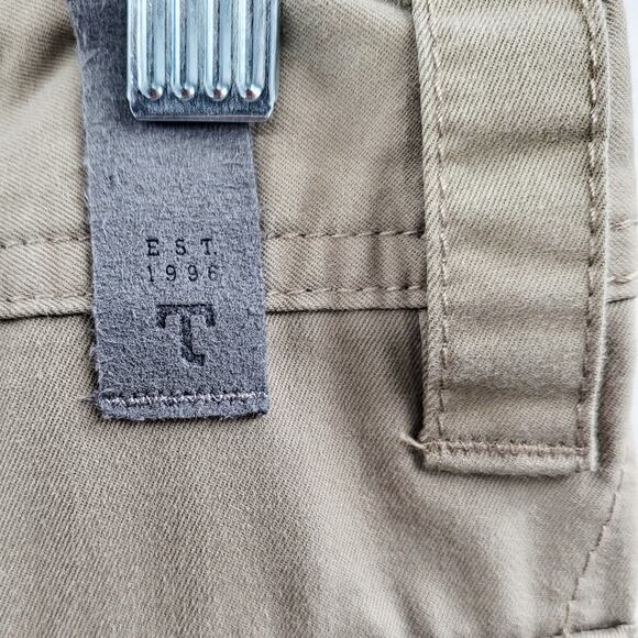 Toad & Co Departure Outdoor Pants Khaki Tan Multiple Pockets Men's Size 34 - Picture 8 of 11